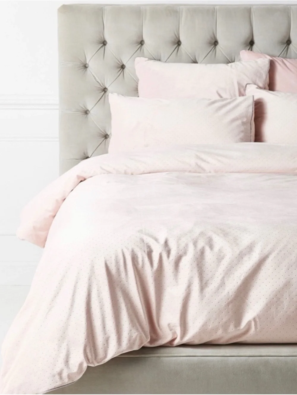 Velvet Thelma Duvet Cover Anthropologie Blush Twin